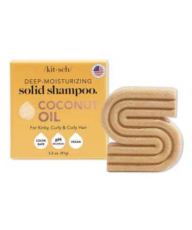 Kitsch Coconut Oil Deep-Moisturizing Solid Shampoo Bar 1 ct