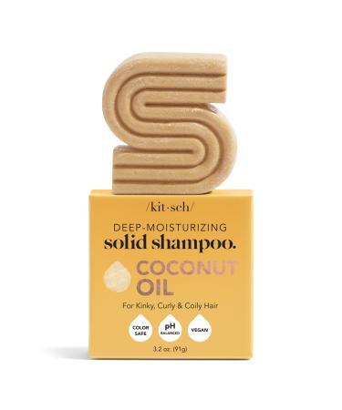Kitsch Coconut Oil Deep-Moisturizing Solid Shampoo Bar 1 ct - Transform Your Style with the Best Innovation Today! - Buy Online on GoSupps.com