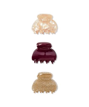 Scünci Primp 4cm Claw Clips 3 ct
