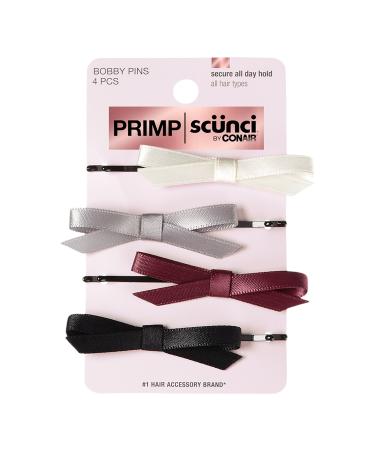 Discover ScÃ¼nci Primp Bobby Pins with Bow 4 ct - Elevate Your Style Instantly! - Buy Online on GoSupps.com