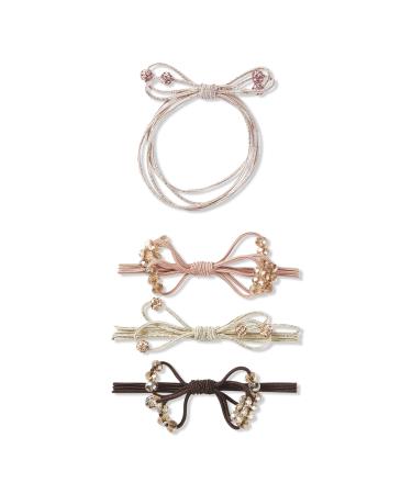 Scünci Primp Mixed Elastics 4 ct