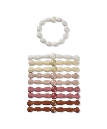 Scünci Ponytail Textured Elastics 10 ct