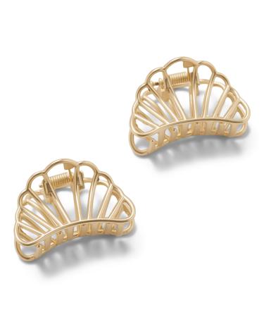 Discover The Hair Edit Petite Gilded Mermaid Shell Mini Claw Clips - Elevate Your Style Instantly! - Buy Online on GoSupps.com