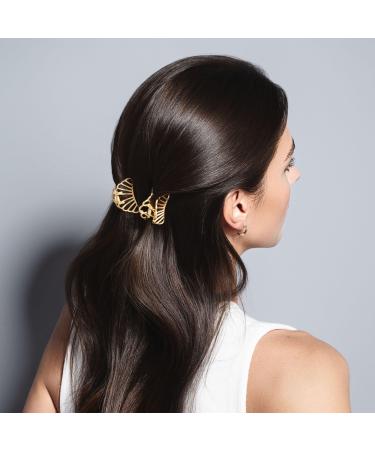 Discover The Hair Edit Petite Gilded Mermaid Shell Mini Claw Clips - Elevate Your Style Instantly! - Buy Online on GoSupps.com