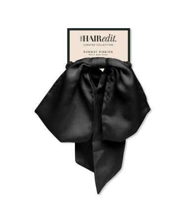 The Hair Edit Runway Ribbon Bow Hook Satin Scrunchie