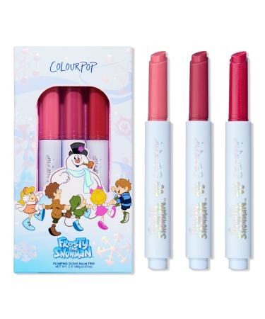 ColourPop Frosty the Snowman x ColourPop Chill Out! So Juicy Plumping Gloss Balm Trio