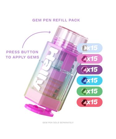 Discover HALLY Gem Pen Hair Gem Refill Set - Elevate Your Style Instantly! - Buy Online on GoSupps.com
