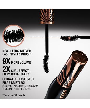 Discover Charlotte Tilbury Travel Size Exagger-eyes Volume Mascara Black - Elevate Your Style Instantly! - Buy Online on GoSupps.com