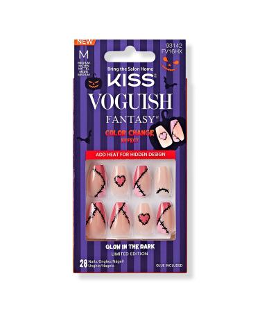 Kiss Voguish Fantasy Halloween Press-On Nails, Acrobats 28 ct