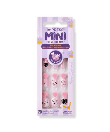 Kiss imPRESS MINI Halloween Press-On Nails for Kids, Sweetie Boo 20 ct