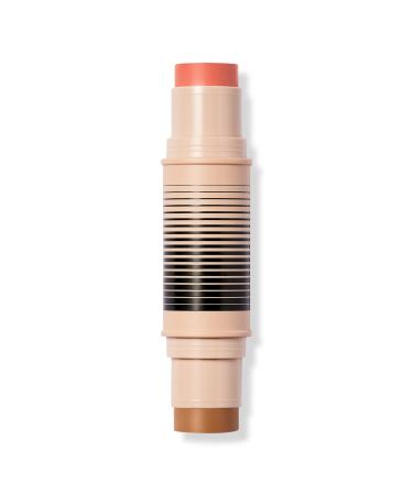 DIBS Beauty Desert Island Duo Blush + Bronzer Stick Shade 1- Out of Office / Vacay Vibes 0.3 oz