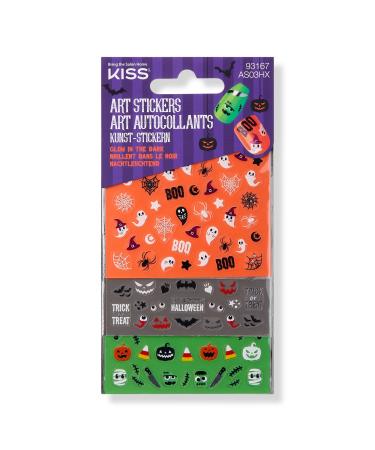 Kiss Glow-In-The-Dark Halloween Press-On Nail Art Stickers