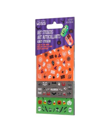 Discover Kiss Glow-In-The-Dark Halloween Press-On Nail Art Stickers - Elevate Your Style Instantly! - Buy Online on GoSupps.com