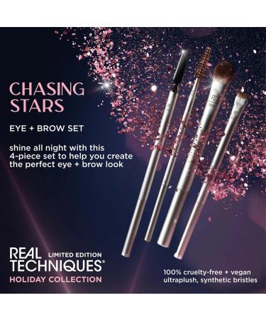 Real Techniques Chasing Stars Limited Edition Eye + Brow Brush Set 4 ct - Transform Your Style with the Best Innovation Today! - Buy Online on GoSupps.com
