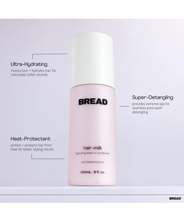 Discover BREAD BEAUTY SUPPLY Hair-Milk: Hydrating Leave-In Conditioner 5.0 oz - Elevate Your Style Instantly! - Buy Online on GoSupps.com