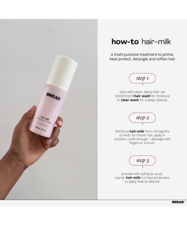 Discover BREAD BEAUTY SUPPLY Hair-Milk: Hydrating Leave-In Conditioner 5.0 oz - Elevate Your Style Instantly! - Buy Online on GoSupps.com