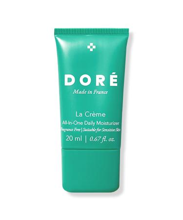 Doré Travel Size La Crème Fragrance-Free All-In-One Daily Moisturizer 0.67 oz