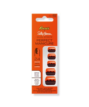 Sally Hansen Salon Effects Perfect Manicure Reese's Press on Nails Kit When Chocolate Met PB 24 ct