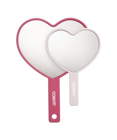 Discover Conair Handheld Heart Mirrors 2 ct - Elevate Your Style Instantly! - Buy Online on GoSupps.com