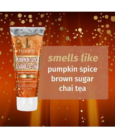 Discover Hempz Limited Edition Pumpkin Spice & Vanilla Chai Herbal Hand Cream 3 oz - Elevate Your Style Instantly! - Buy Online on GoSupps.com