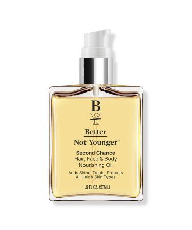 Better Not Younger Second Chance Hair, Face & Body Nourishing Oil 1.9 oz