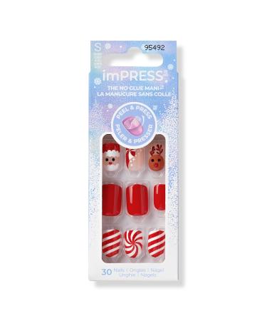 Kiss Ready To Jingle imPRESS Holiday Press-On Nails 30 ct
