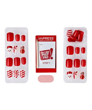 Kiss Ready To Jingle imPRESS Holiday Press-On Nails 30 ct - Discover Premium Quality Shop now! - Buy Online on GoSupps.com