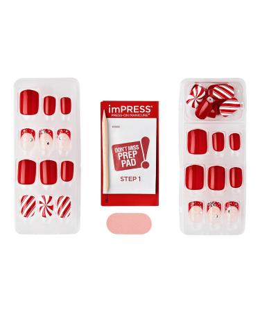 Discover Kiss Winter Warmth imPRESS Holiday Press-On Nails 30 ct - Elevate Your Style Instantly! - Buy Online on GoSupps.com