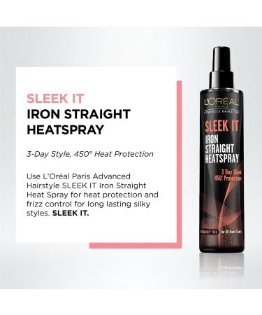 L'OrÃ©al Advanced Hairstyle Sleek it Iron Straight Heatspray 5.7 oz - Transform Your Style with the Best Innovation Today! - Buy Online on GoSupps.com