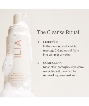 ILIA The Cleanse Soft Foaming Cleanser + Makeup Remover 6.76 oz - Discover Premium Quality Shop now! - Buy Online on GoSupps.com