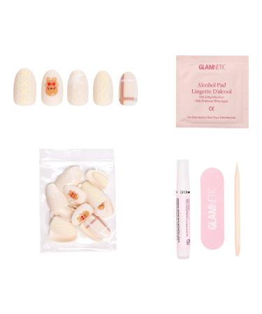 Glamnetic Gingerbread Knit Press-On Nails - Discover Premium Quality Shop now! - Buy Online on GoSupps.com