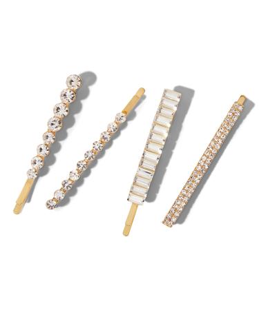 Discover Kitsch All Dressed Up Rhinestone Bobby Pins 4 Piece Set 4 ct - Elevate Your Style Instantly! - Buy Online on GoSupps.com