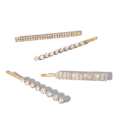 Discover Kitsch All Dressed Up Rhinestone Bobby Pins 4 Piece Set 4 ct - Elevate Your Style Instantly! - Buy Online on GoSupps.com