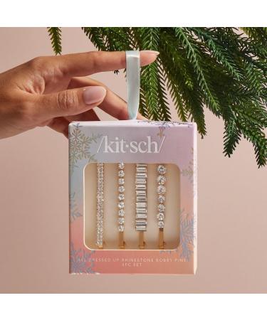 Discover Kitsch All Dressed Up Rhinestone Bobby Pins 4 Piece Set 4 ct - Elevate Your Style Instantly! - Buy Online on GoSupps.com