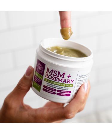 Discover Qhemet Biologics MSM + ROSEMARY Scalp Nutrients Balm 4.0 oz - Elevate Your Style Instantly! - Buy Online on GoSupps.com
