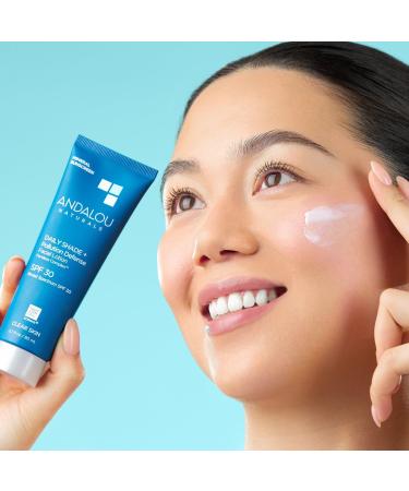 Discover Andalou Naturals Clear Skin Daily Shade Pollution Defense Mineral Sunscreen SPF 30 2.7 oz - Elevate Your Style Instantly! - Buy Online on GoSupps.com