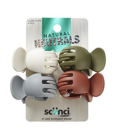 Discover ScÃ¼nci Fall Neutrals Claw Clips 4-PK 4 ct - Elevate Your Style Instantly! - Buy Online on GoSupps.com