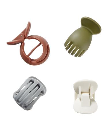 Discover ScÃ¼nci Fall Neutrals Claw Clips 4-PK 4 ct - Elevate Your Style Instantly! - Buy Online on GoSupps.com