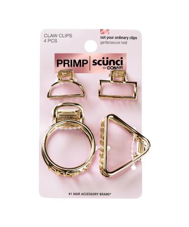 Discover ScÃ¼nci Primp Mix Metal Claw Clips 4 ct - Elevate Your Style Instantly! - Buy Online on GoSupps.com
