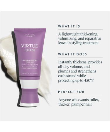Virtue Flourish Thickening Styling Treatment 4.0 oz - Transform Your Style with the Best Innovation Today! - Buy Online on GoSupps.com