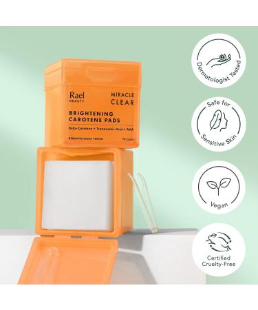 Discover Rael Miracle Clear Brightening Carotene Pads 70 ct - Elevate Your Style Instantly! - Buy Online on GoSupps.com