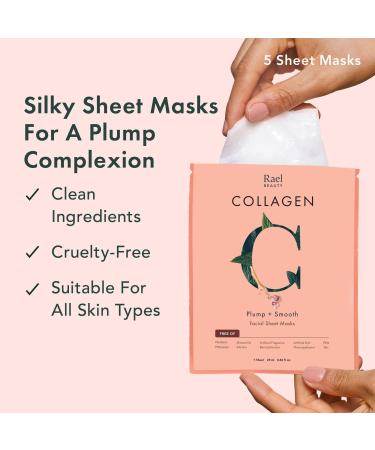 Rael Collagen Facial Sheet Mask 5 ct - Transform Your Style with the Best Innovation Today! - Buy Online on GoSupps.com