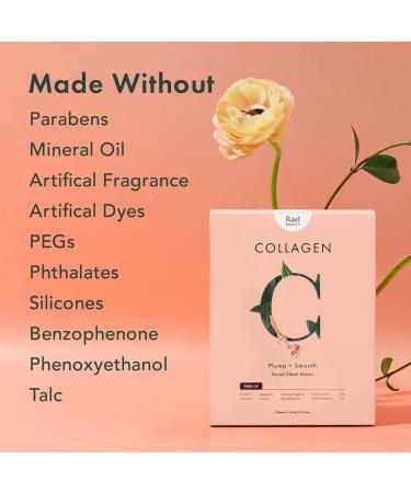 Rael Collagen Facial Sheet Mask 5 ct - Transform Your Style with the Best Innovation Today! - Buy Online on GoSupps.com