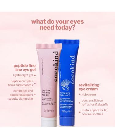 cocokind Peptide Fine Line Eye Gel 0.5 oz - Transform Your Style with the Best Innovation Today! - Buy Online on GoSupps.com