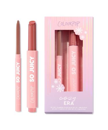 ColourPop Cozy Era So Juicy Plumping Gloss Balm & Plumping Liner Kit