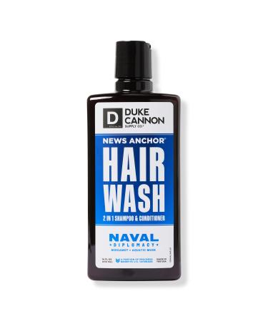 Duke Cannon Supply Co Naval Diplomacy 2 in 1 Hair Wash 14 oz