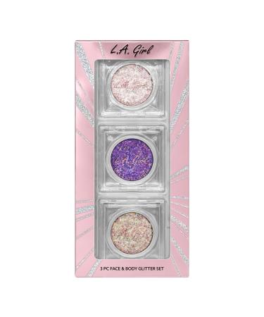 L.A. Girl Twinkle & Glow 3 Piece Glitter Face & Body Gift Set - Transform Your Style with the Best Innovation Today! - Buy Online on GoSupps.com