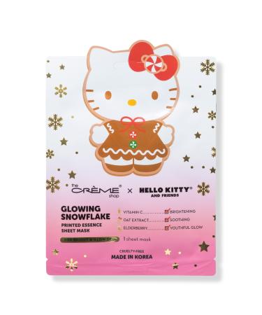 The Crème Shop Hello Kitty Glowing Snowflake Printed Essence Sheet Mask 1 ct