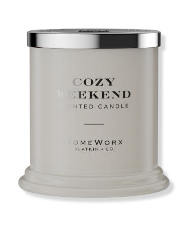 HomeWorx Cozy Weekend 1-Wick Scented Candle 8.0 oz