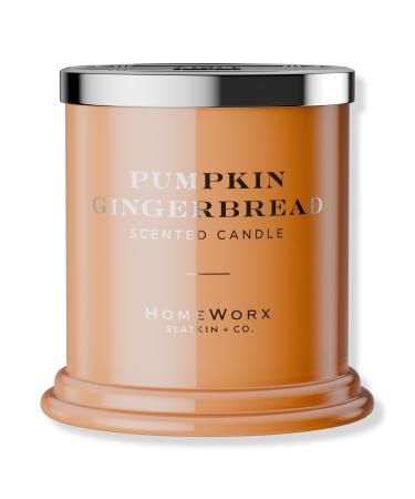 HomeWorx Pumpkin Gingerbread 1-Wick Scented Candle 8.0 oz